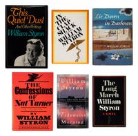 STYRON, William (1925-2006). A group of 14 LIMITED or FIRST EDITION works, all SIGNED, comprising: