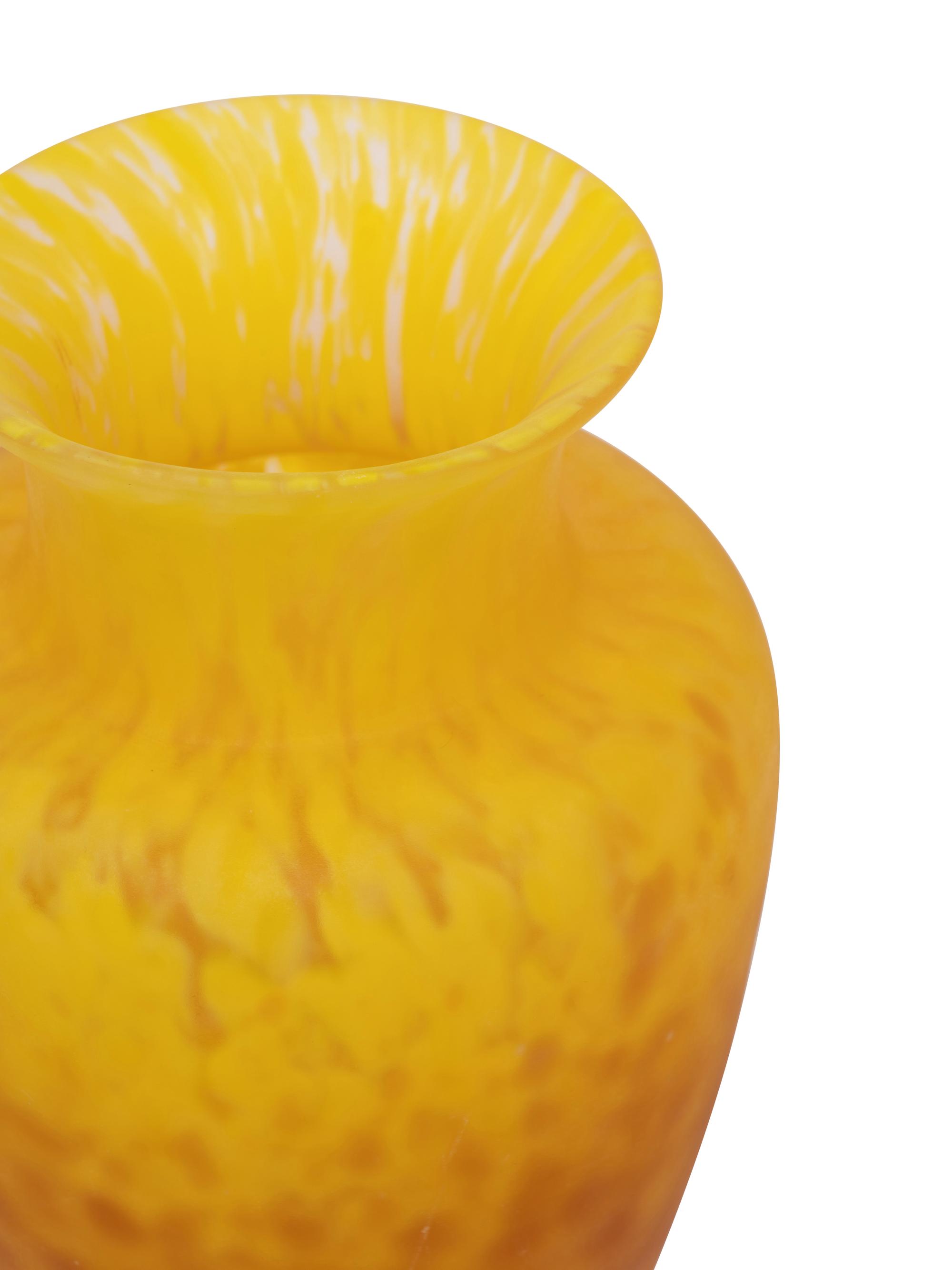 Three Contemporary Glass Vases