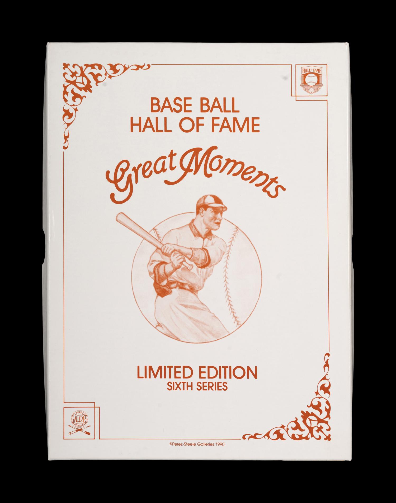 A Complete Run of 1984-97 Series One Through Nine Perez-Steele Baseball Hall of Fame Great Moments Cards
