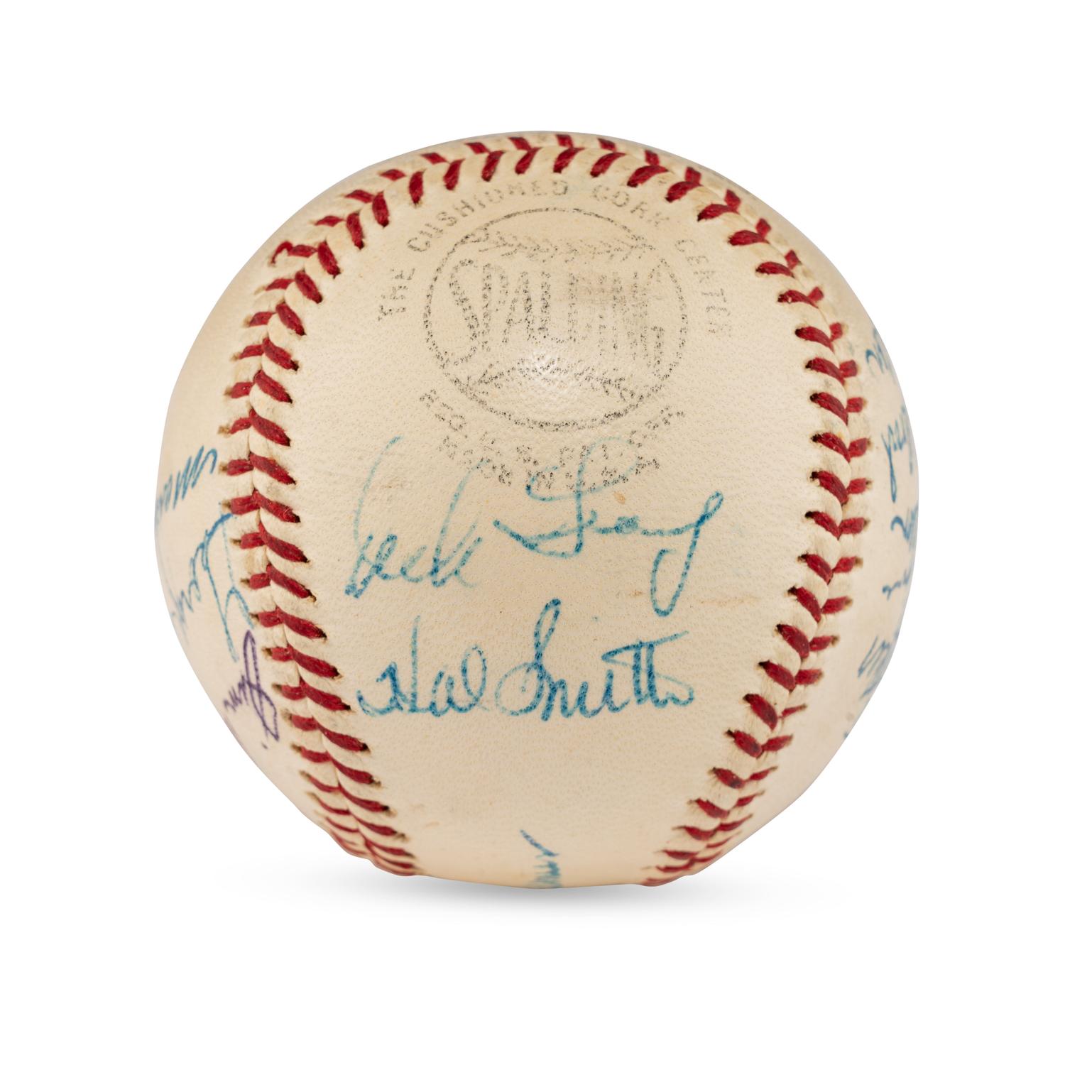 A 1960 St. Louis Cardinals Team Signed Autograph Baseball (Beckett Authentication Services)