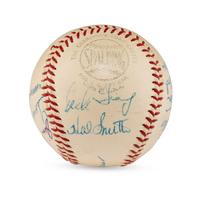 A 1960 St. Louis Cardinals Team Signed Autograph Baseball (Beckett Authentication Services)