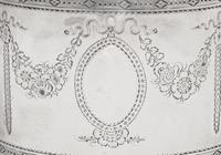 Two Hester Bateman George III Silver Teapots and a Teapot Stand