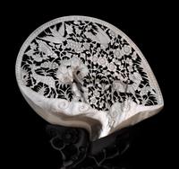 A Chinese Reticulated Mother-of-Pearl Shell