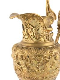A Neoclassical Style Gilt Bronze Ewer