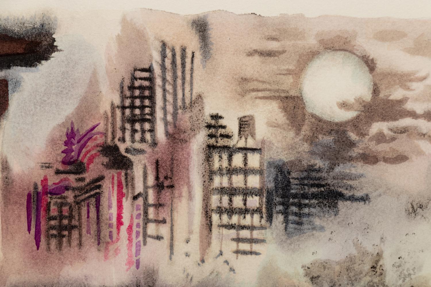 Bagdad-on-the-Subway: A Portfolio of Six Signed Water-Colors Depicting O'Henry's New York