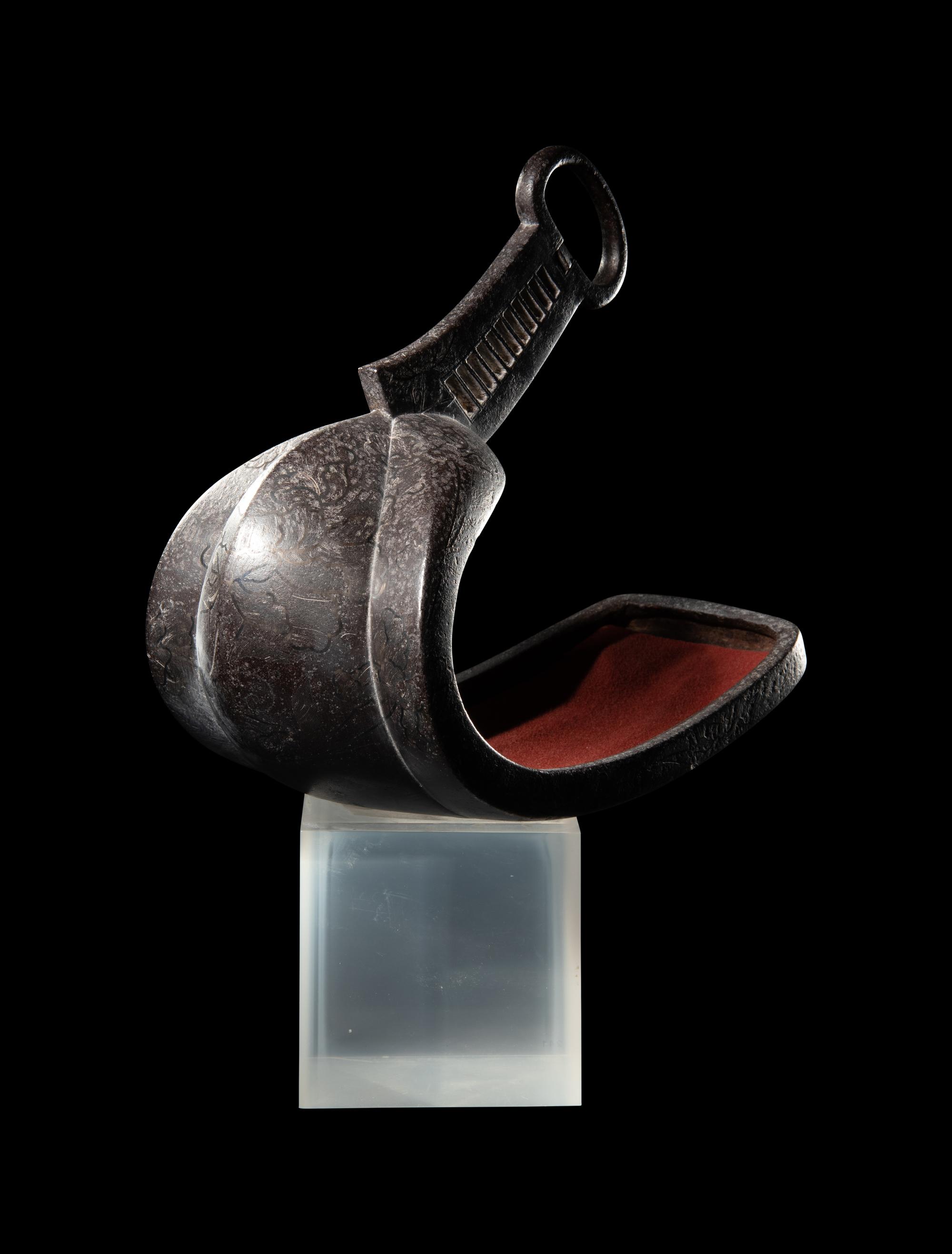 A Japanese Bronze Stirrup