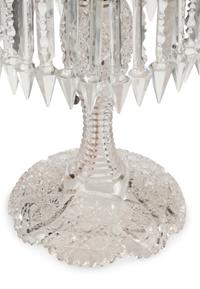 An American Cut Glass Table Lamp