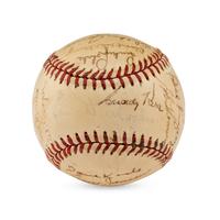 A 1948 New York Giants Team Signed Autograph Baseball (Beckett Authentication Services)