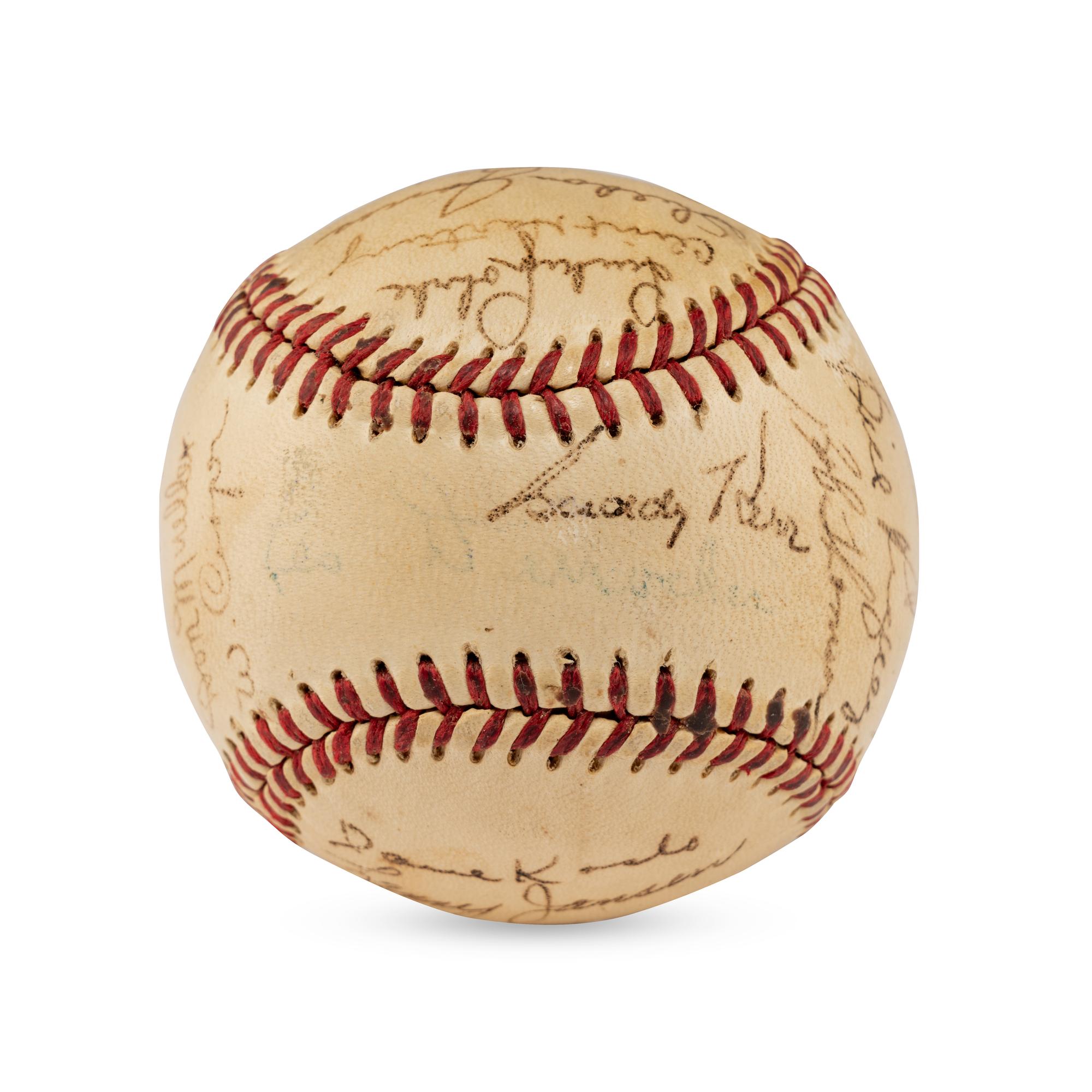 A 1948 New York Giants Team Signed Autograph Baseball (Beckett Authentication Services)