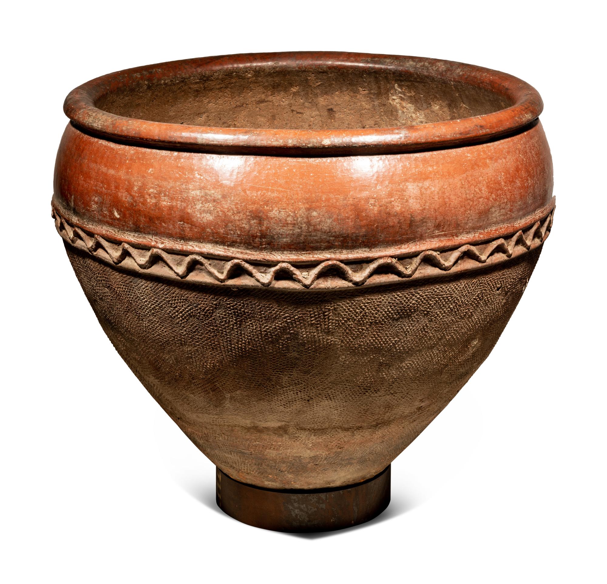 A Nuna Earthenware Storage Vessel
