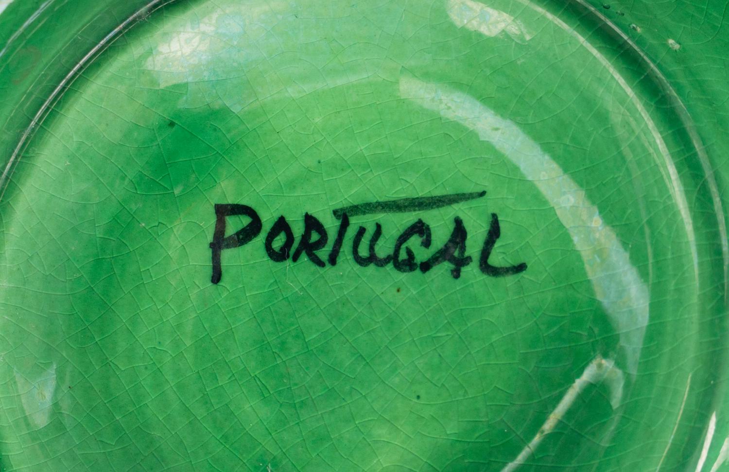 A Group of Majolica Oyster Plates