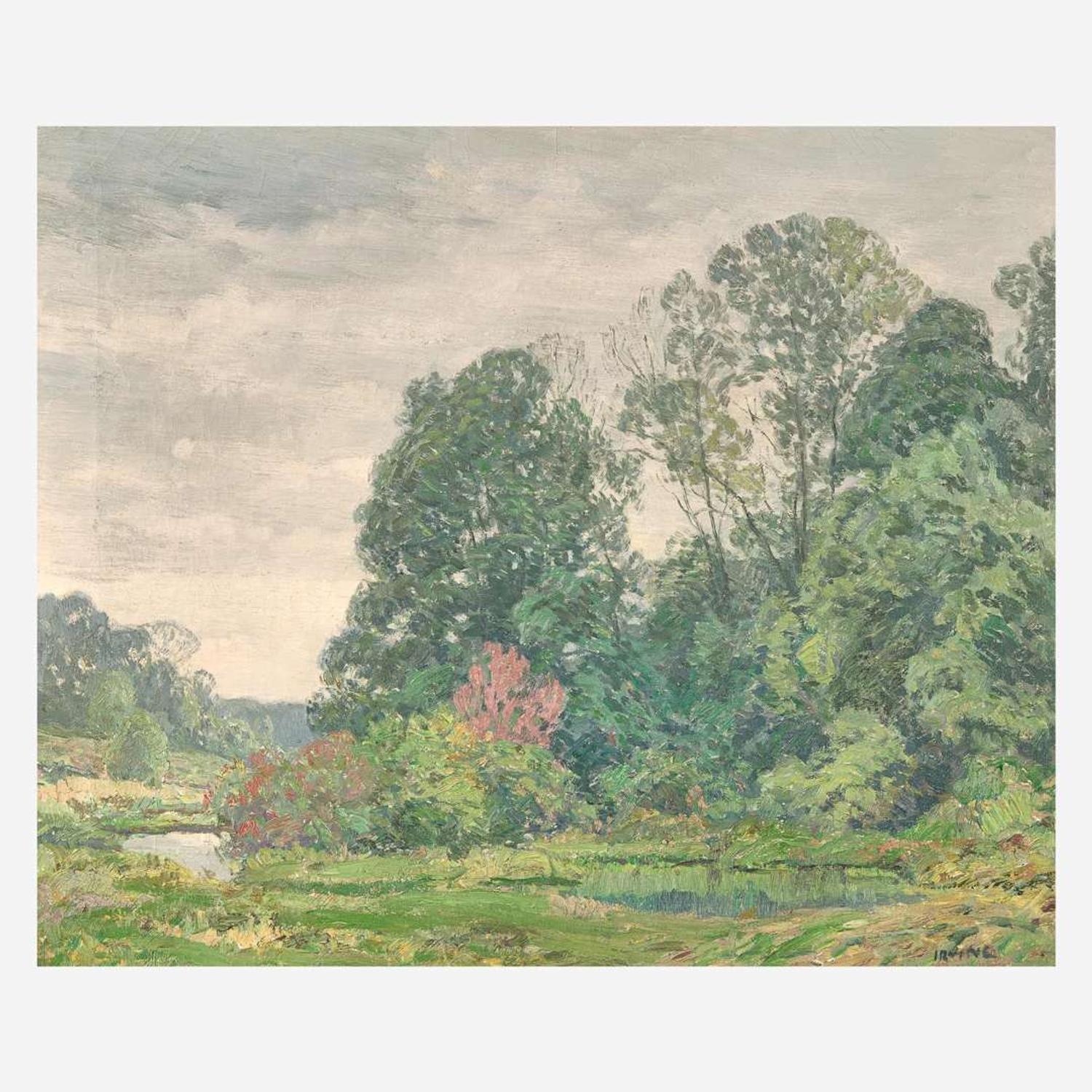 Wilson Henry Irvine (American, 1869-1936) Lush Clearing