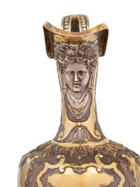 A Large Victorian Silver-Gilt Ewer