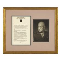 [Presidential] Eisenhower, Dwight D. Signed D-Day Leaflet