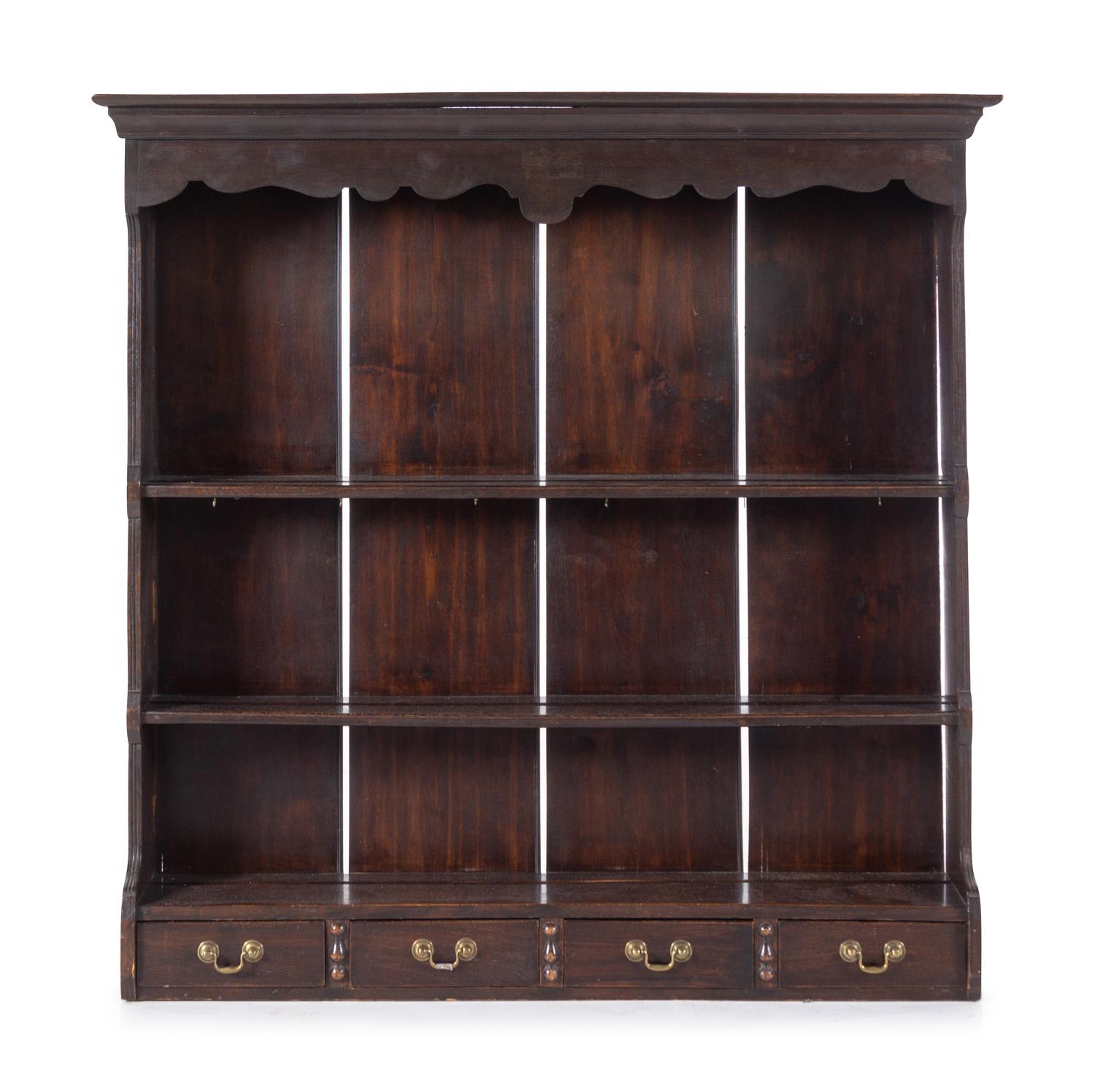 A George III Oak Hanging Cupboard