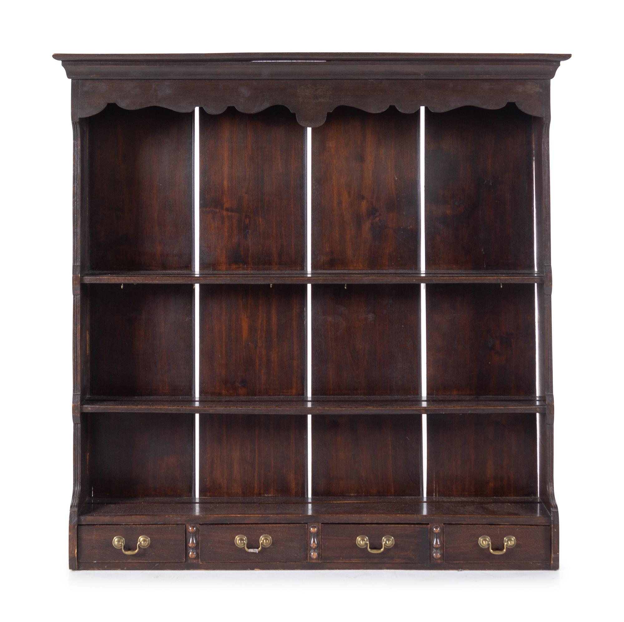 A George III Oak Hanging Cupboard