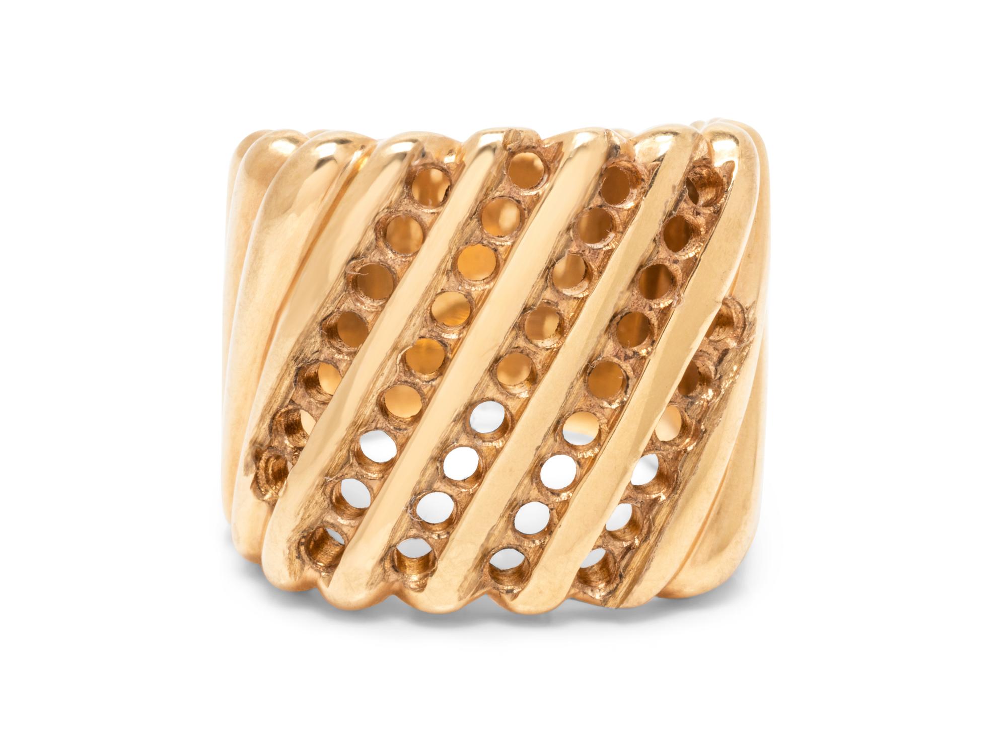 An 18 Karat Yellow Gold Ring Mounting,