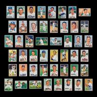 A Collection of 1951 Bowman Baseball Cards Including Multiple Hall of Famers (89)