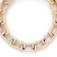 DAVID WEBB, YELLOW GOLD AND DIAMOND NECKLACE
