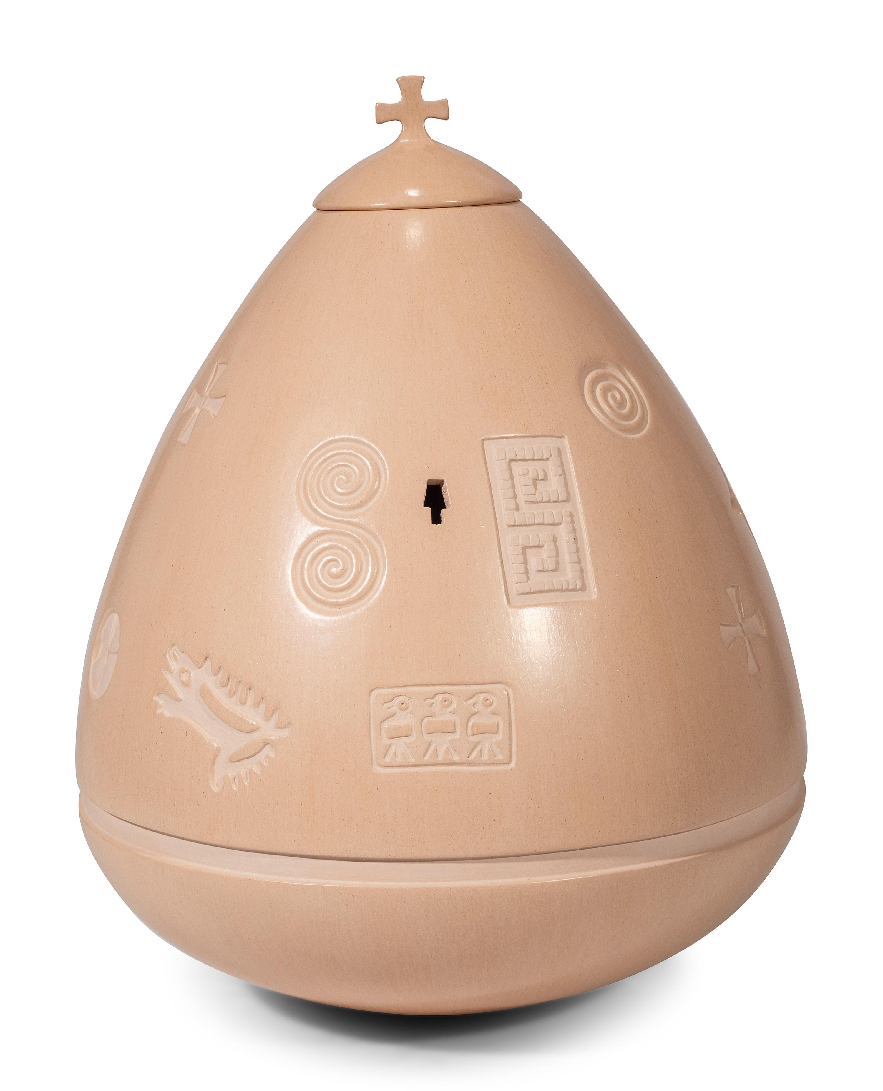 Lidded Pottery Jar