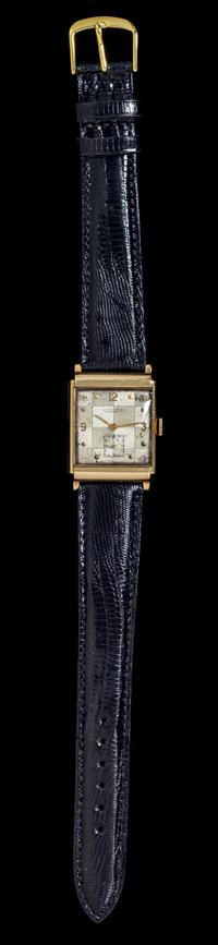A 14 Karat Yellow Gold Chronometer Wristwatch, Ulysse Nardin,