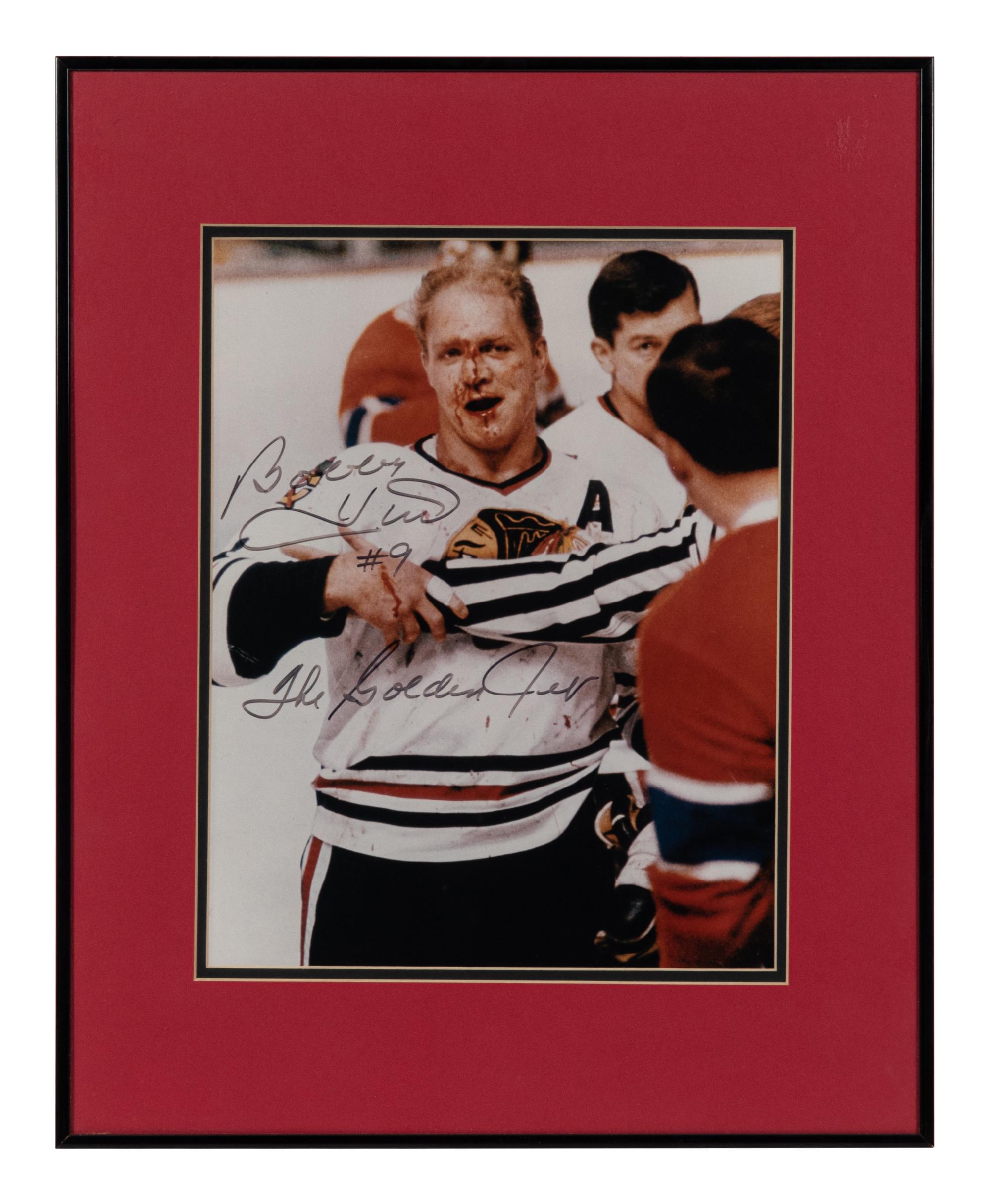 A Group of Chicago Blackhawks Signed Autograph Items,