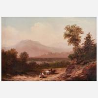 Xanthus Russell Smith (American, 1839–1929) Figures On their Way to Vermont