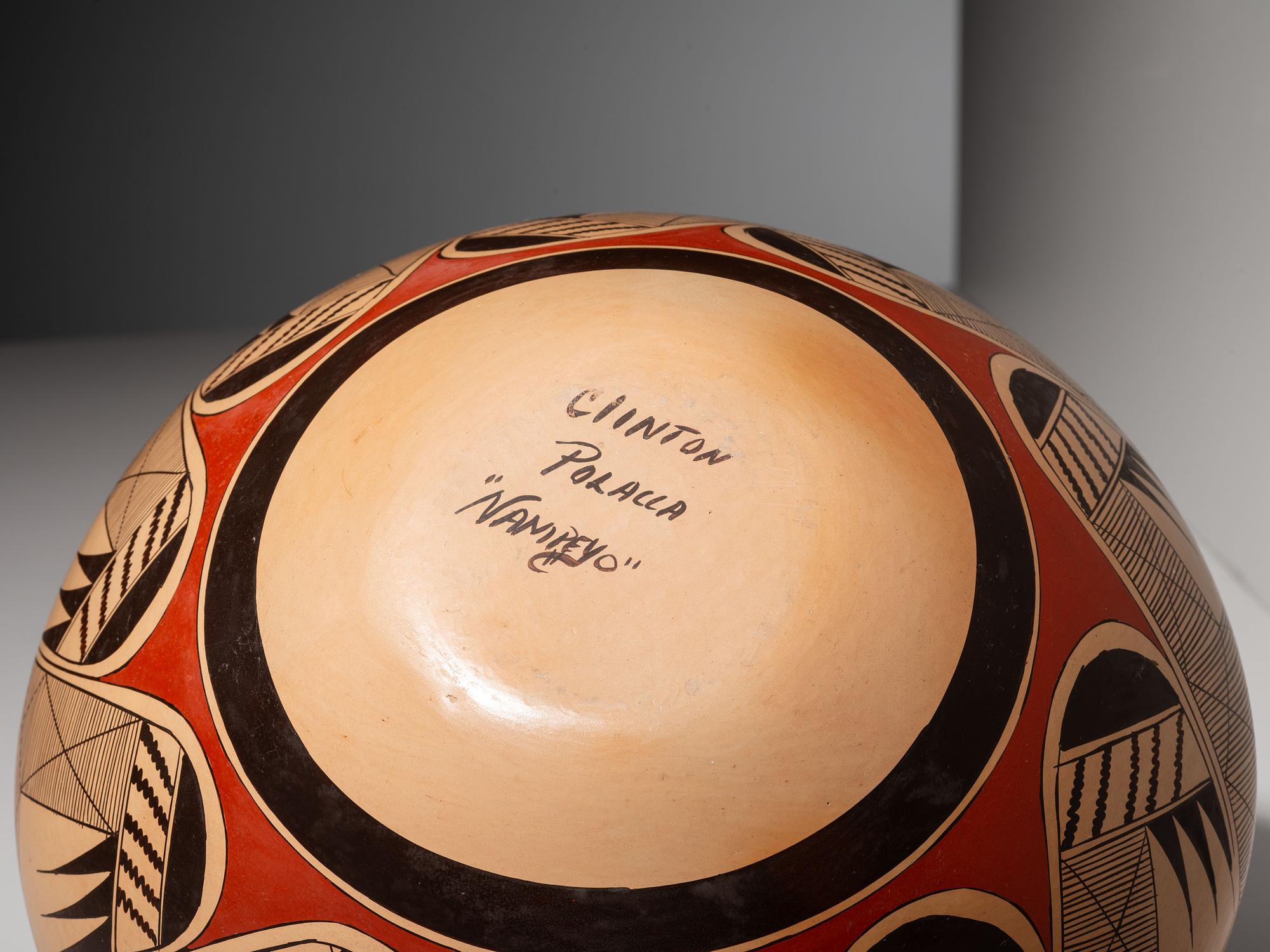 Polychrome Pottery Jar, with Migration Pattern