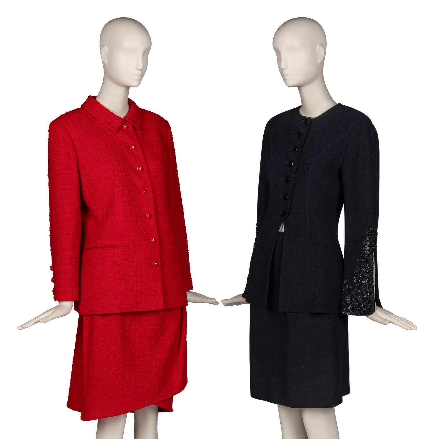 Two Valentino Skirt Suits