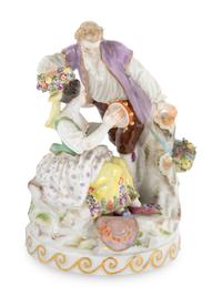 A Meissen Porcelain Figural Group