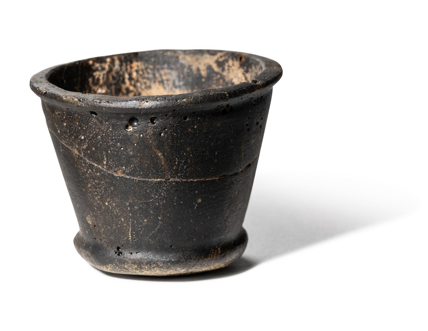An Egyptian Obsidian Vessel