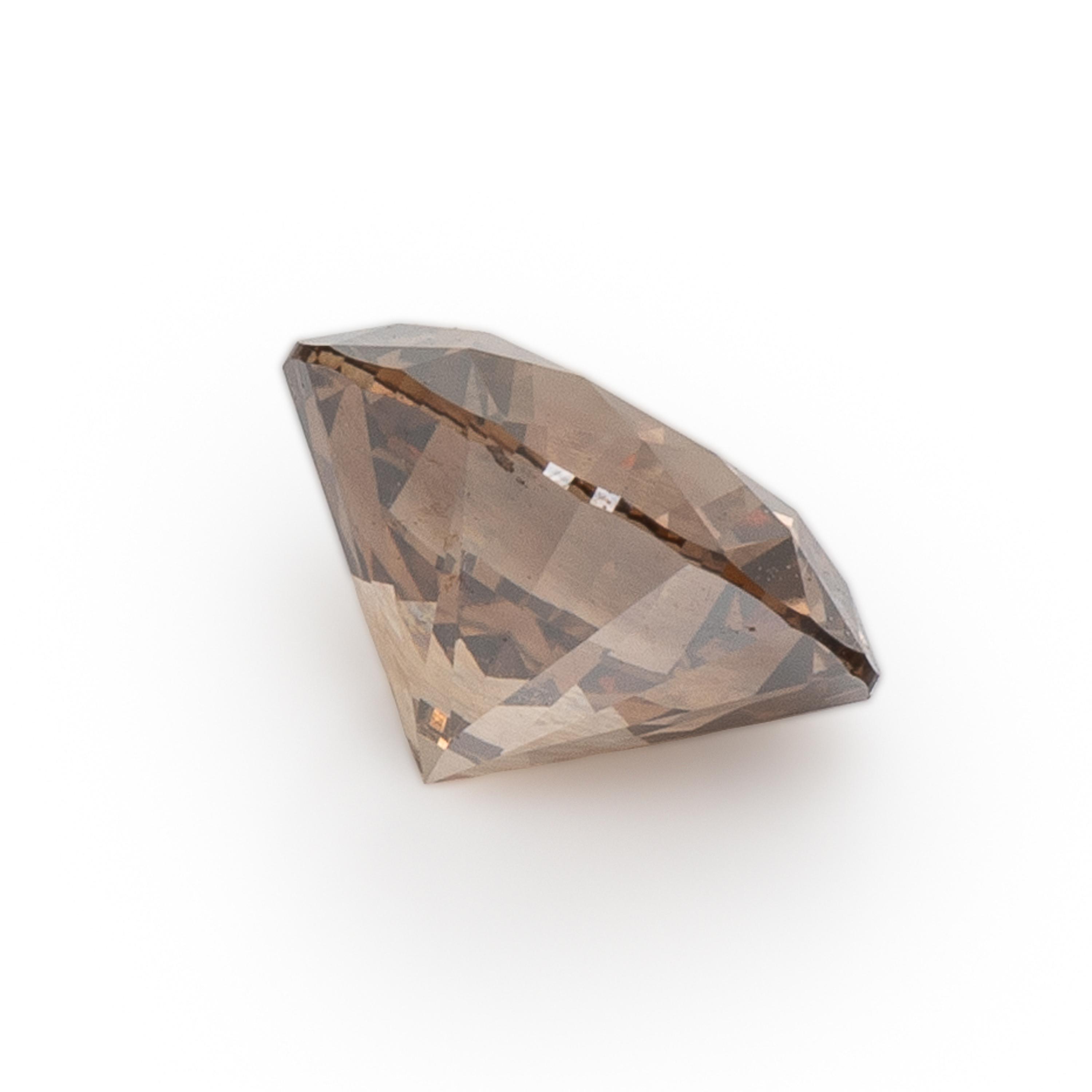 Pair of Fancy Dark Orange-Brown Diamonds