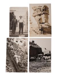 [WESTERN AMERICANA]. A group of 153 RPPCs and photographs of the American West.