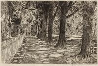 Childe Hassam, (American, 1859-1935), East Hampton, 1917