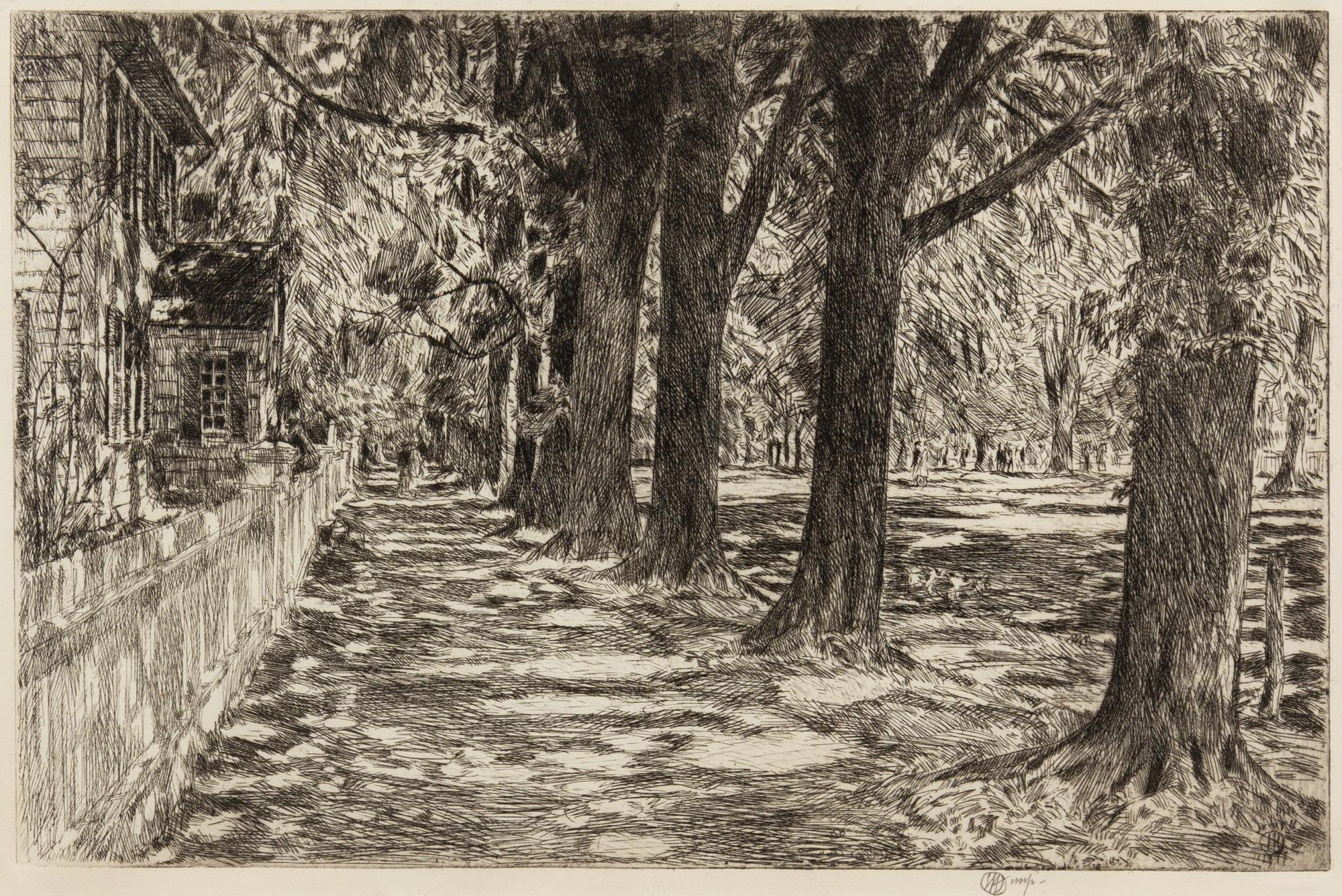 Childe Hassam, (American, 1859-1935), East Hampton, 1917
