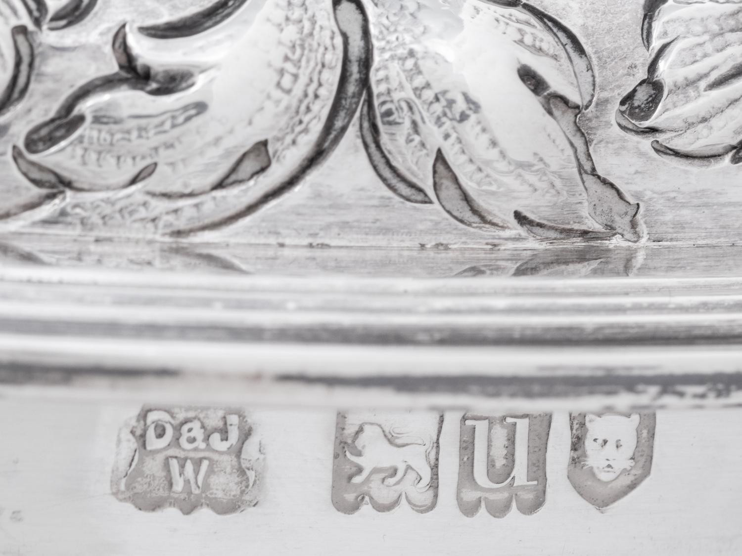 An English Silver Covered Jar