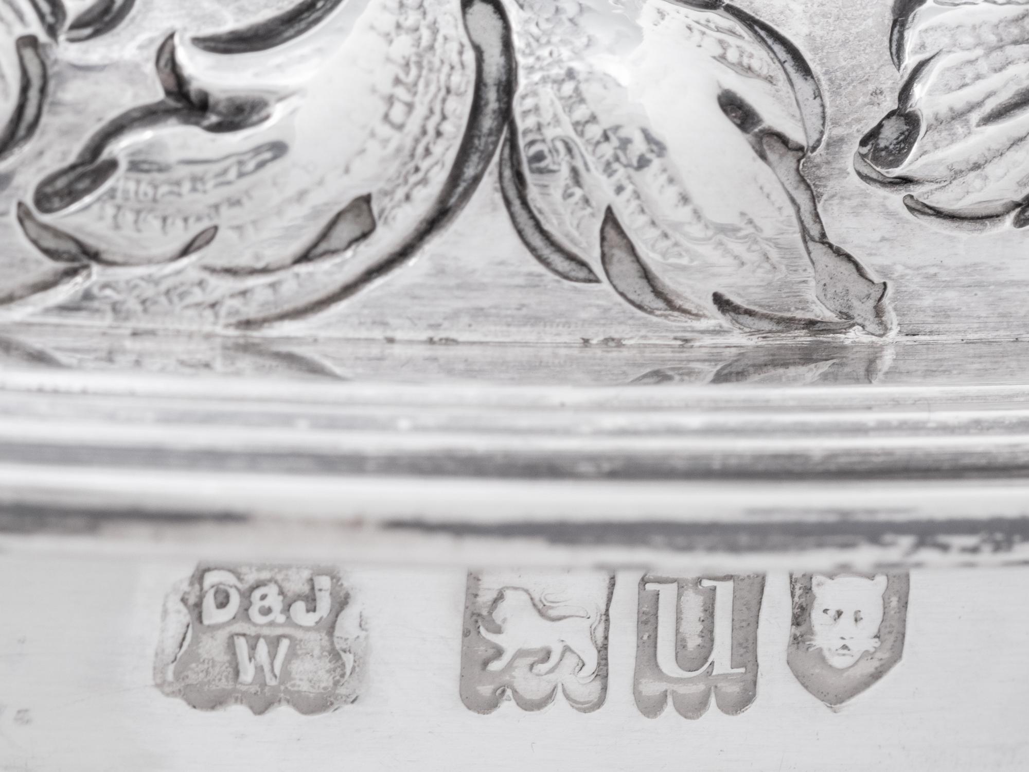 An English Silver Covered Jar