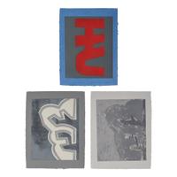 Chryssa (American/Greek, 1933-2013) — Gates to Time Square : three plates, 1978