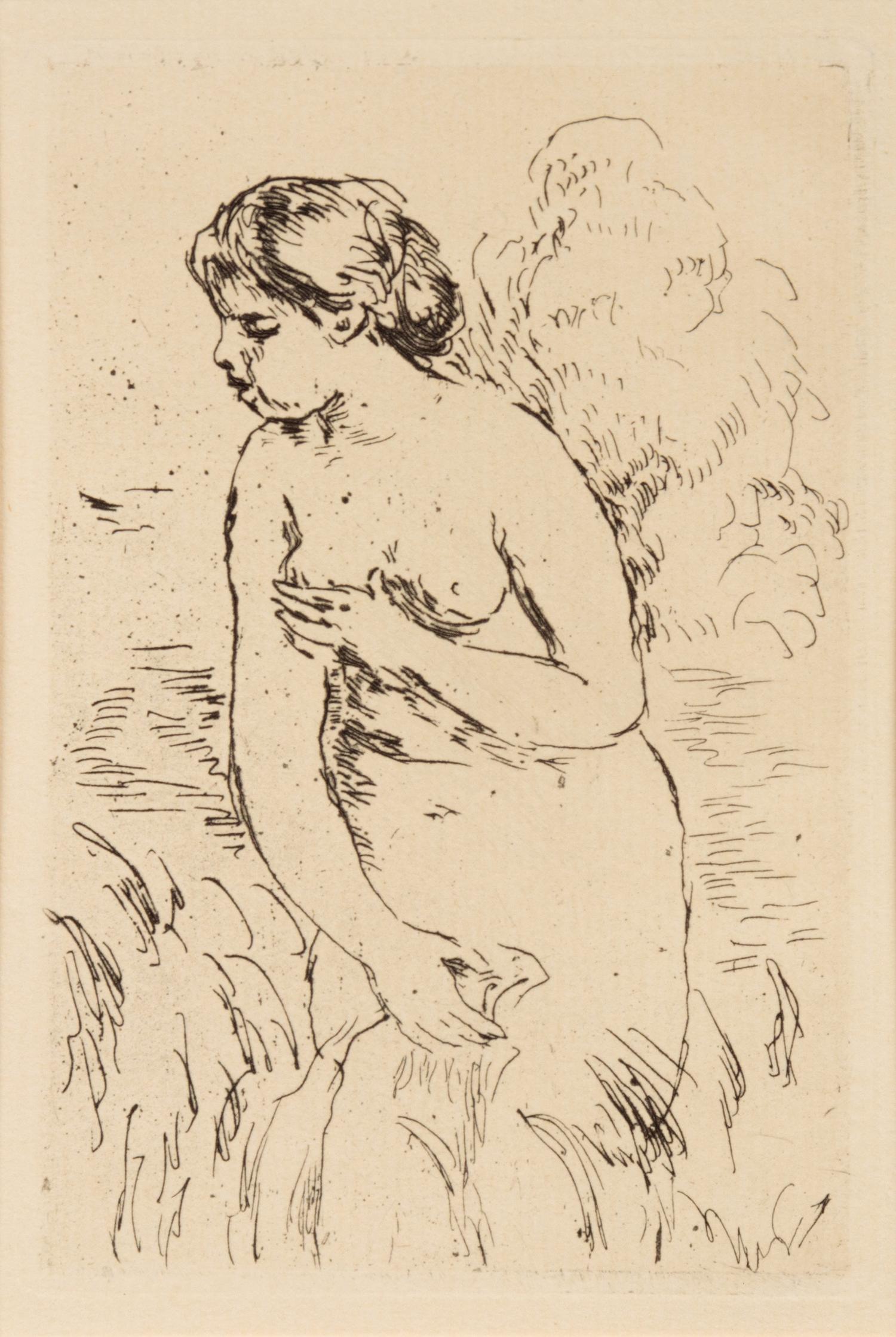 Baigneuse Debout à Mi-Jambes