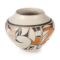 Joy Navasie (Hopi-Tewa, 1919-2012) — Polycrome Pottery Jar