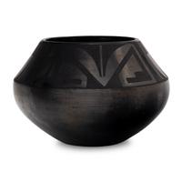 Blackware Pottery Jar 1923-1925