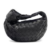 BOTTEGA VENETA, MINI JODIE IN BLACK INTRECCIATO