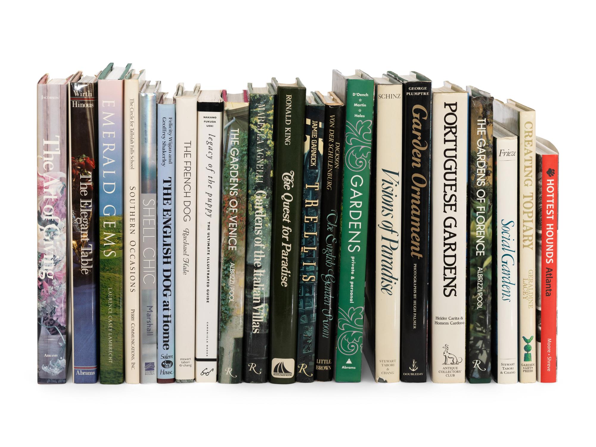 A Collection of Twenty-One Gardening and Other Miscellaneous Reference Books