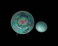 Two Chinese Porcelain 'Lotus' Bowls