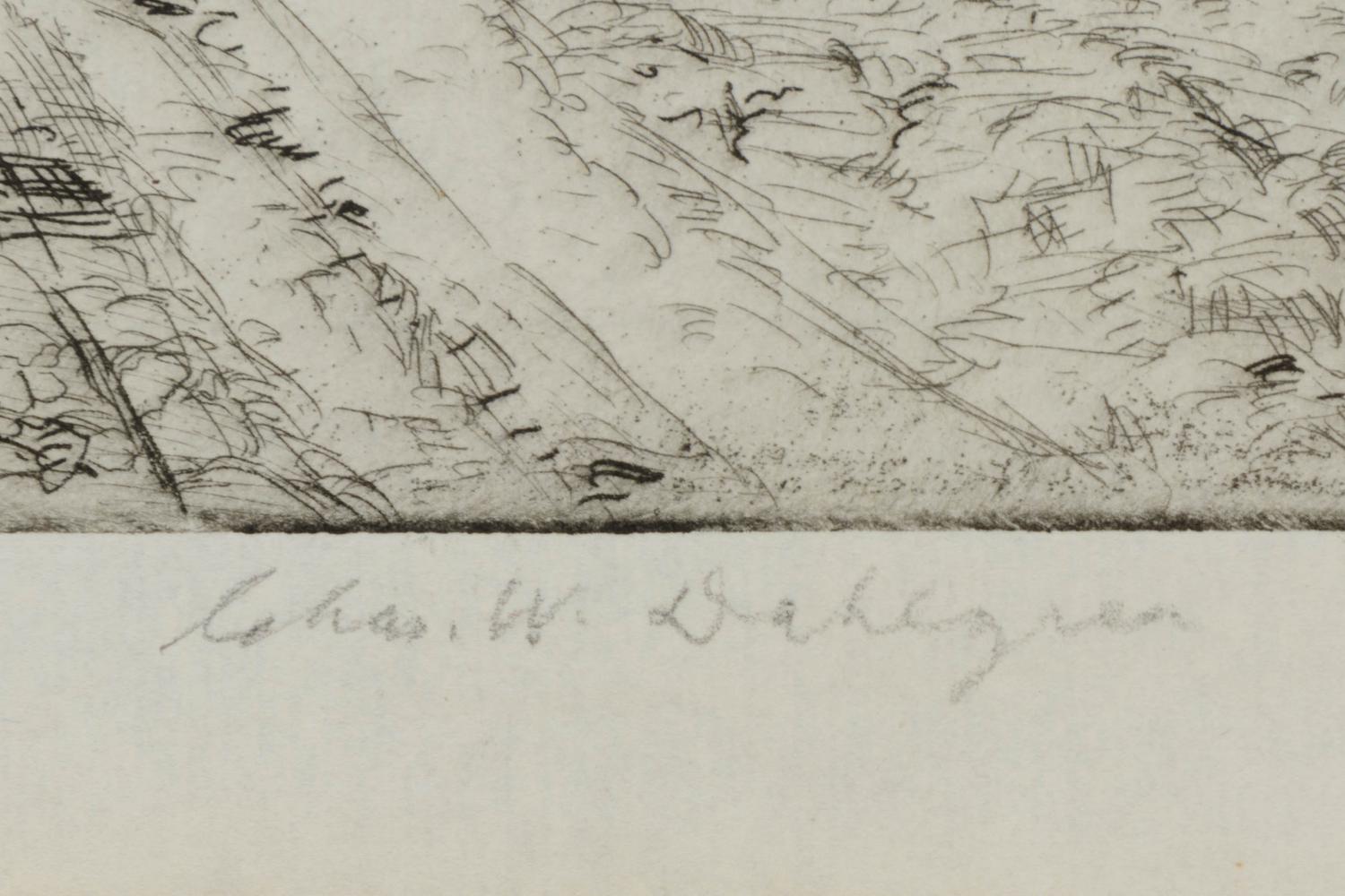 Adams St. Bridge and Untitled (Snow Scene)