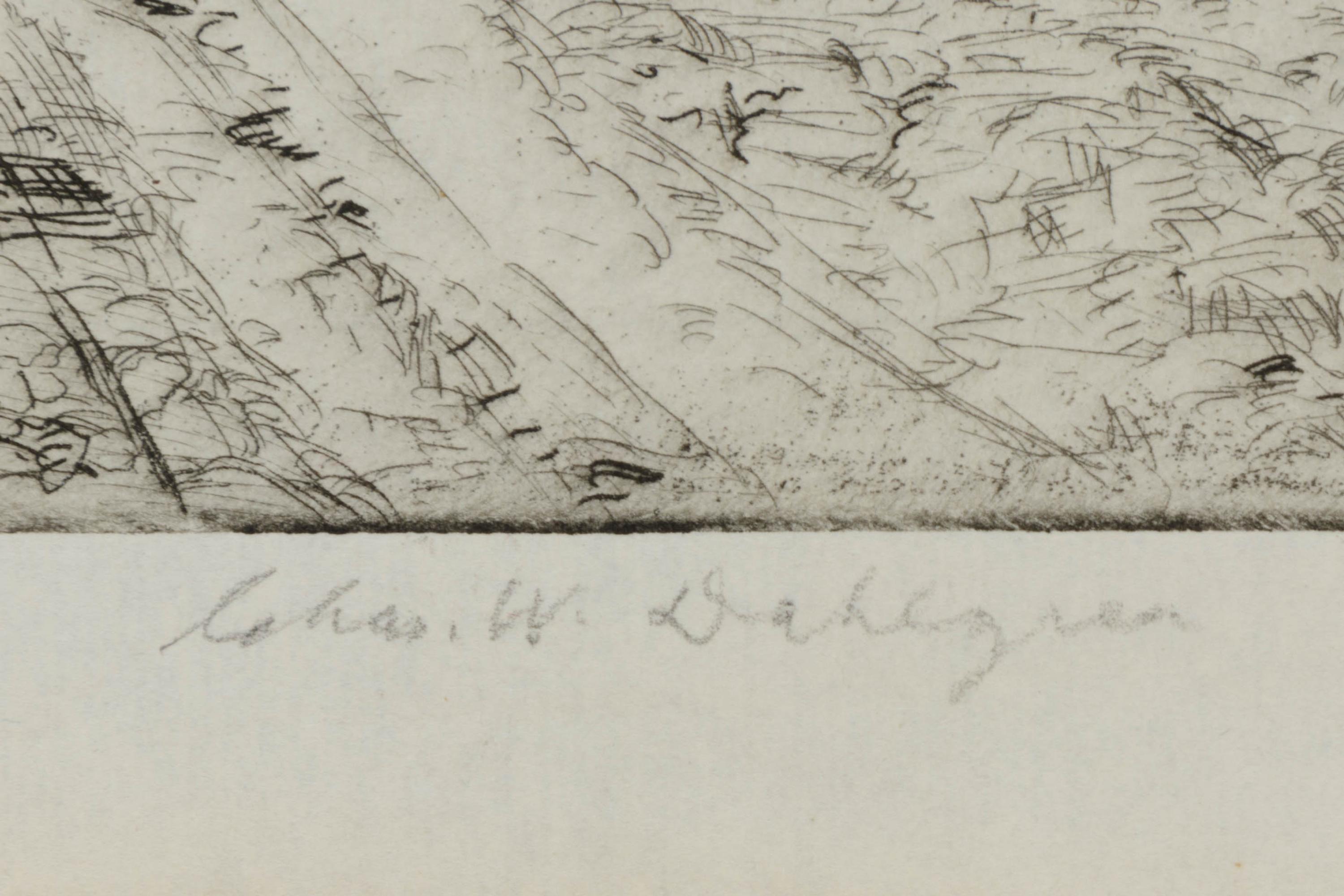 Adams St. Bridge and Untitled (Snow Scene)