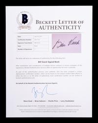 A Group of Hall of Fame Baseball Owner Bill Veeck Signed Autograph Items (BAS Beckett Authentication Services Certified),