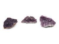 Three Amethyst Geode Specimens