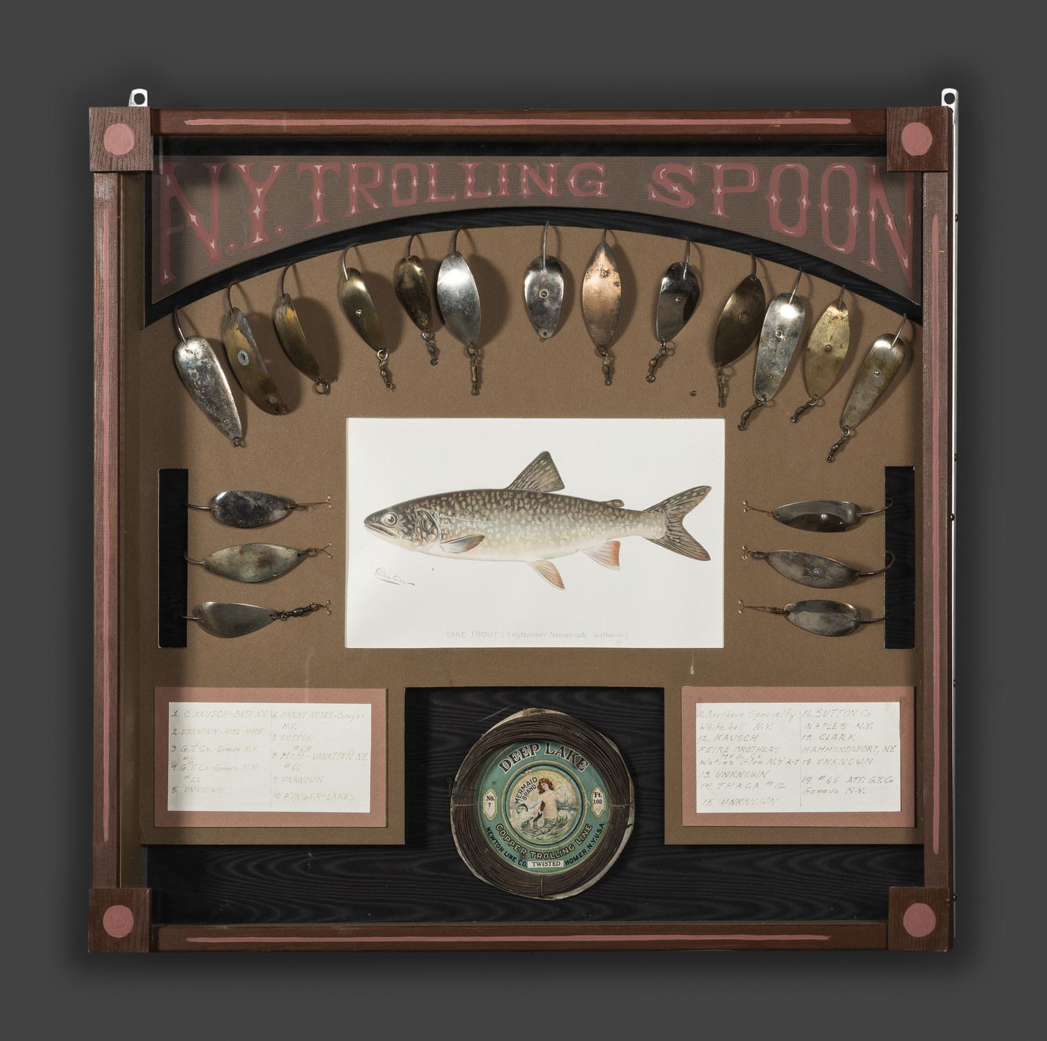 Two Fishing Lure Dioramas