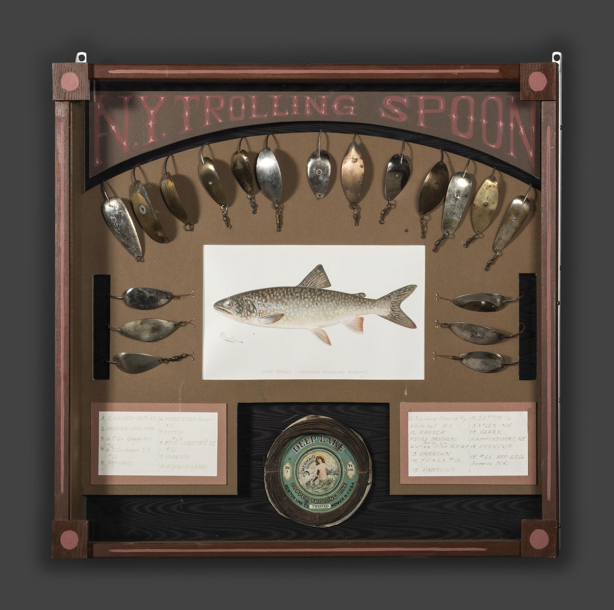 Two Fishing Lure Dioramas